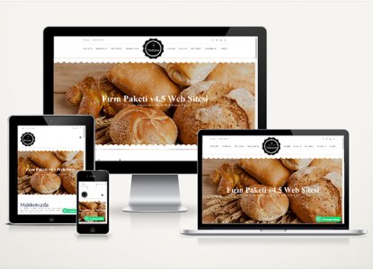 Web Tasarımı Pastane  Unlu Mamülleri Web Sitesi Soft Polya