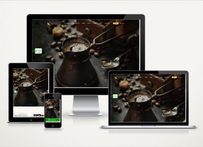 Web Tasarımı Cafe Web Sitesi Soft Onepage v4.0